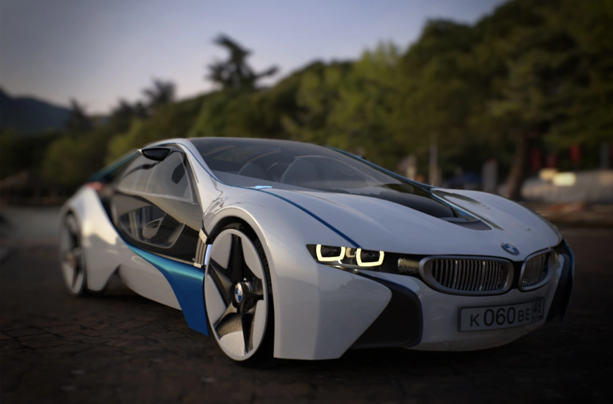 bmw i8 render